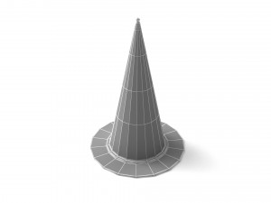 Traffic cone 3 3D Model