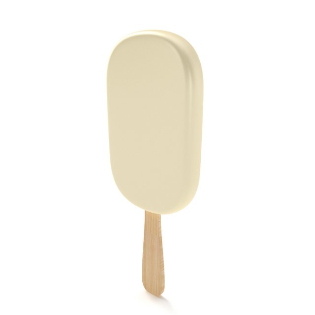 Ice Cream Bar - White Modèle 3D .c4d .max .obj .3ds .fbx .stl .blend 