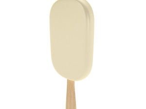 Ice Cream Bar - White 3D 모델