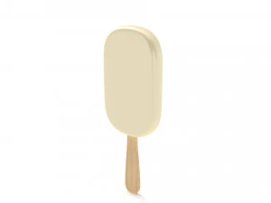 Ice Cream Bar - White 3D Model