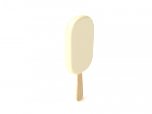 Ice Cream Bar - White Modèle 3D