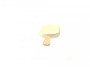 Ice Cream Bar - White 3D Model