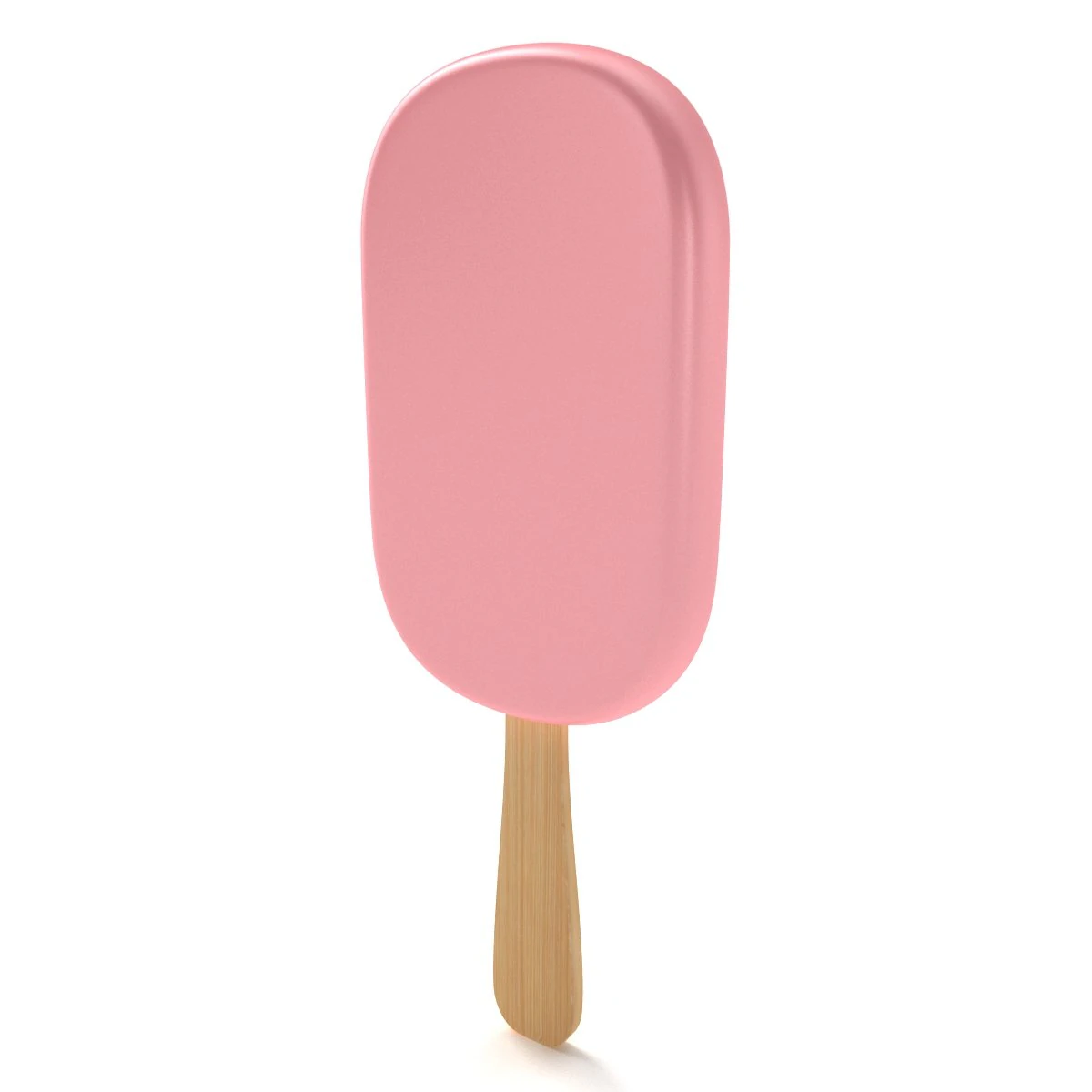 Ice Cream Bar - Pink 3D Model .c4d .max .obj .3ds .fbx .stl .blend 