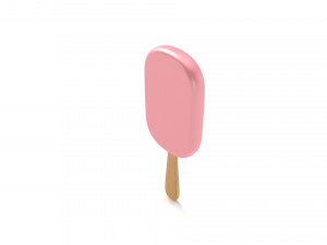 Ice Cream Bar - Pink 3D Модель