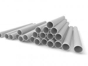 Steel Pipes Modello 3D
