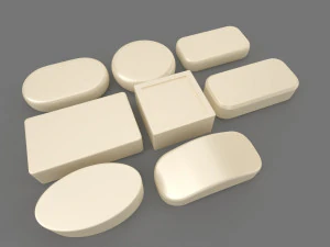 Soaps Set 3D Model