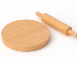 Kitchen Rolling Pin 3D Model