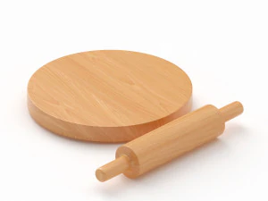 Kitchen Rolling Pin 3D Model