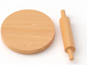 Kitchen Rolling Pin 3D Model