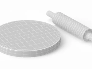 Kitchen Rolling Pin 3D Model