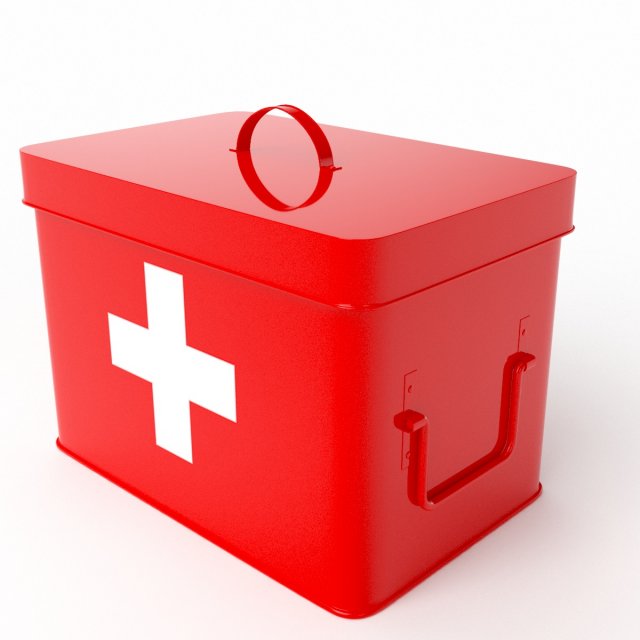 First Aid Kit 2 Modelo 3D .c4d .max .obj .3ds .fbx .stl .blend 