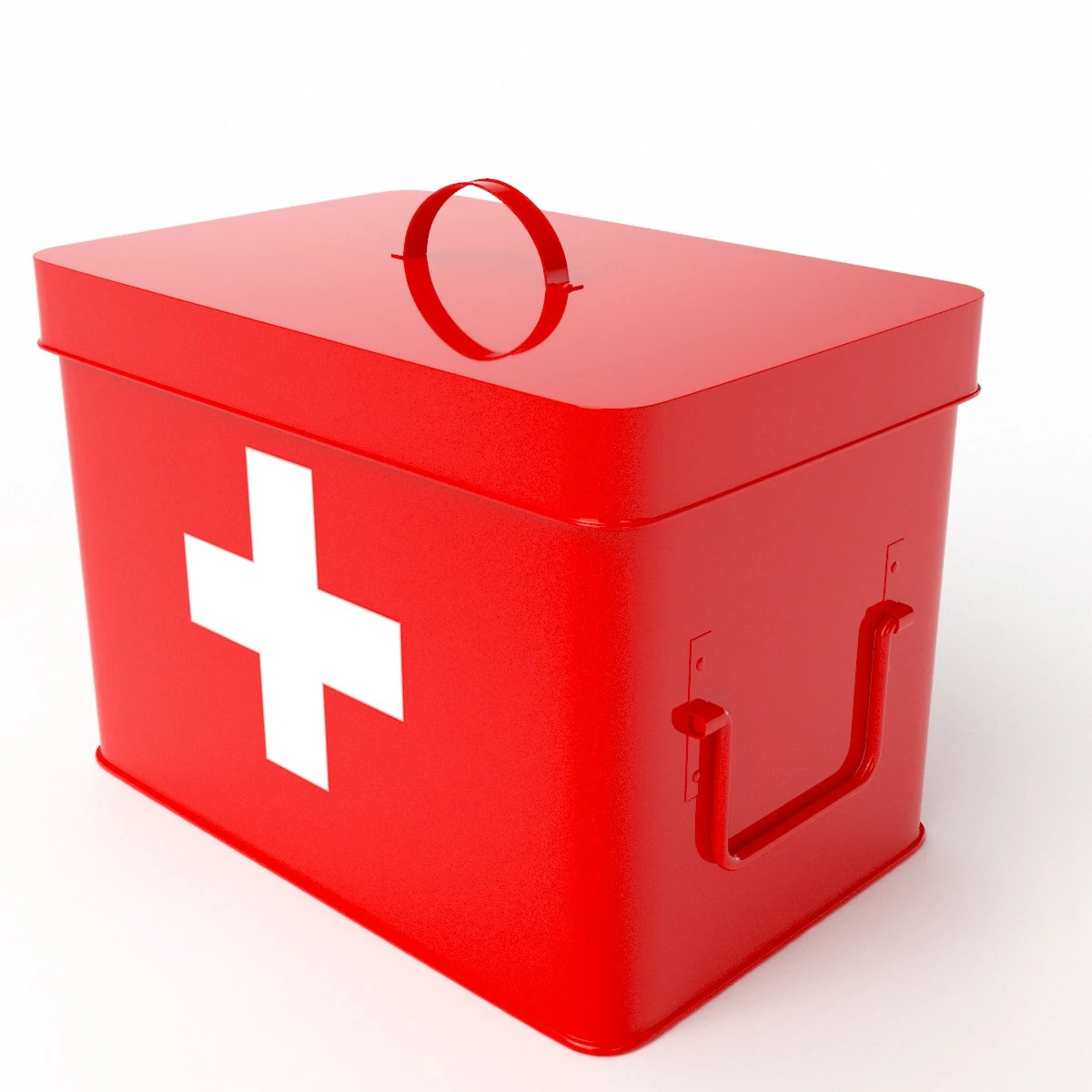 First Aid Kit 2 3D Model .c4d .max .obj .3ds .fbx .stl .blend 