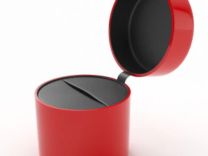 Scatola per anelli rossi Modello 3D