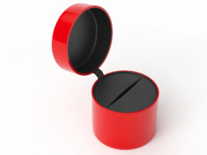 Red Ring Box 3D Model