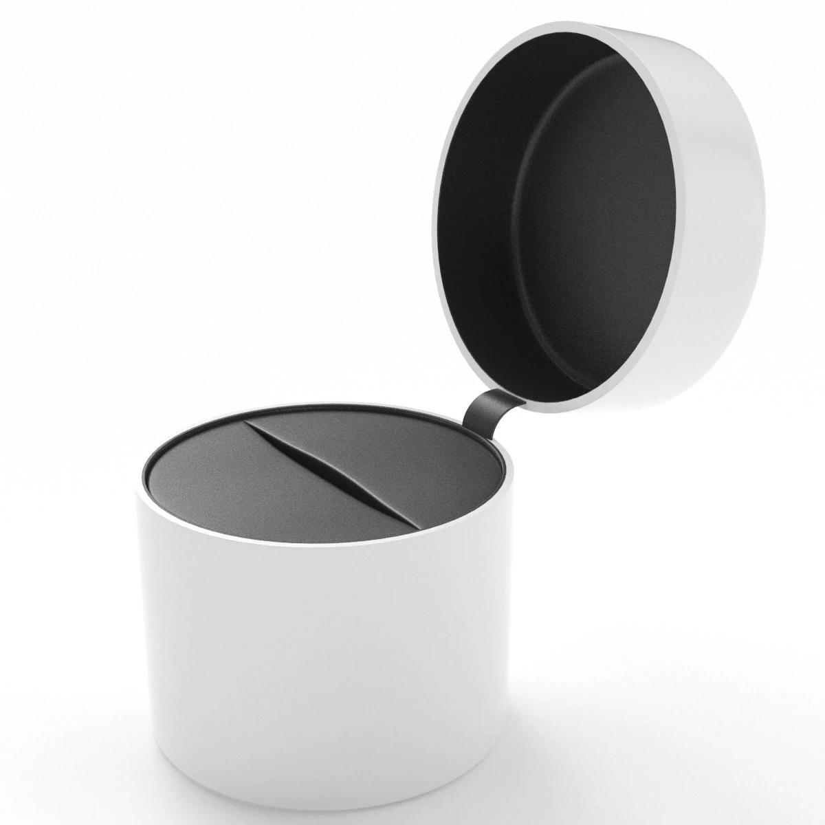 White Ring Box 3D Model .c4d .max .obj .3ds .fbx .stl .blend