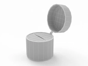 White Ring Box 3D Model