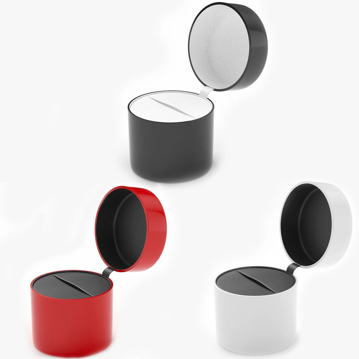 Ring Box Collection 3D Model .c4d .max .obj .3ds .fbx .stl .blend 