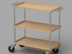Service Trolley 3D Model