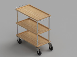 Service Trolley Model 3D
