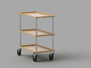 Service Trolley 3D Model