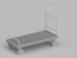 Roller Handcart 3D Model