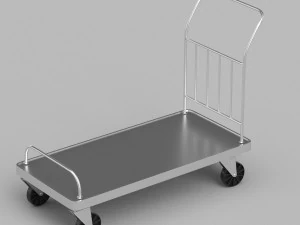 롤러 손수레 3D 모델