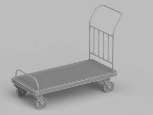 Roller Handcart 3D Model