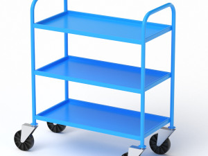 Service Trolley 3D Model