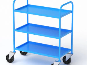 Carrinho de servi&ccedil;o Modelo 3D