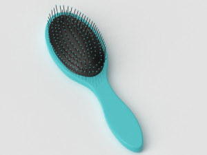 Blue Hair Brush 3Dモデル