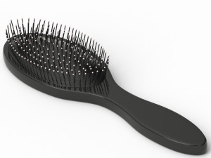 Black Hair Brush 3Dモデル