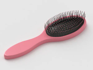 Hair Brushes Collection 3D Model
