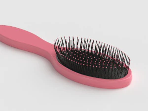 Hair Brushes Collection 3D Model