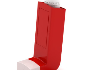 Asthma Inhaler 02 3D Model