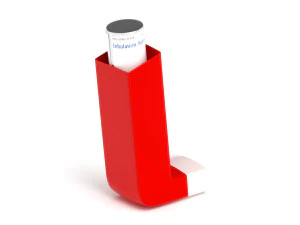Asthma Inhaler 02 3D Model