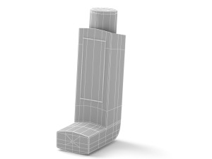 Asthma Inhaler 02 Modello 3D
