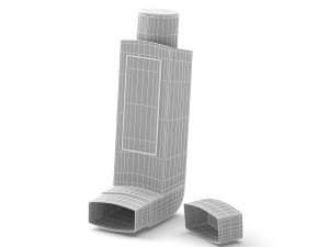 Asthma Inhaler 02 Modello 3D