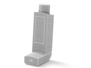 Asthma Inhaler Collection 3D Model