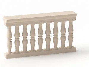 Klassische Balustrade 3D Modell