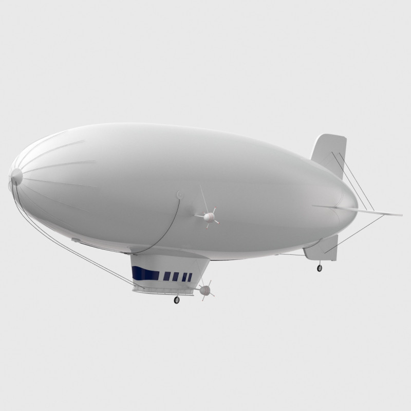 Blimp Modelo 3D .c4d .max .obj .3ds .fbx .stl .blend 