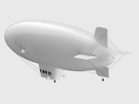 Blimp 3D Model