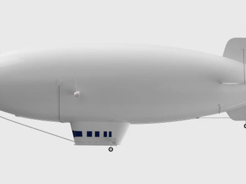 Blimp 3D Model