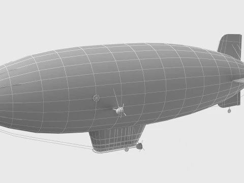 Blimp 3D Model
