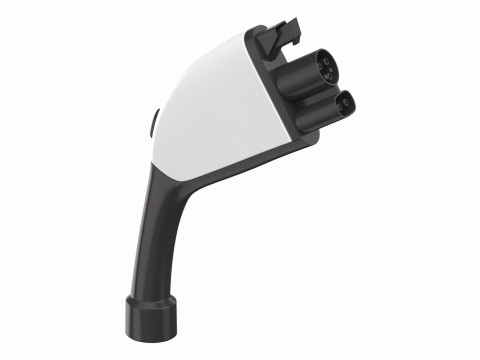 Electric Vehicle Charging Plug Socket 01 Modello 3D