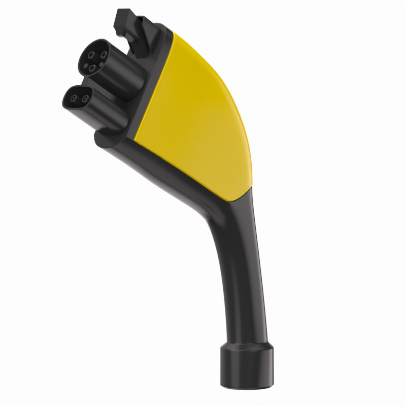 Electric Vehicle Charging Plug Socket 02 3D 모델 .c4d .max .obj .3ds .fbx .stl .blend