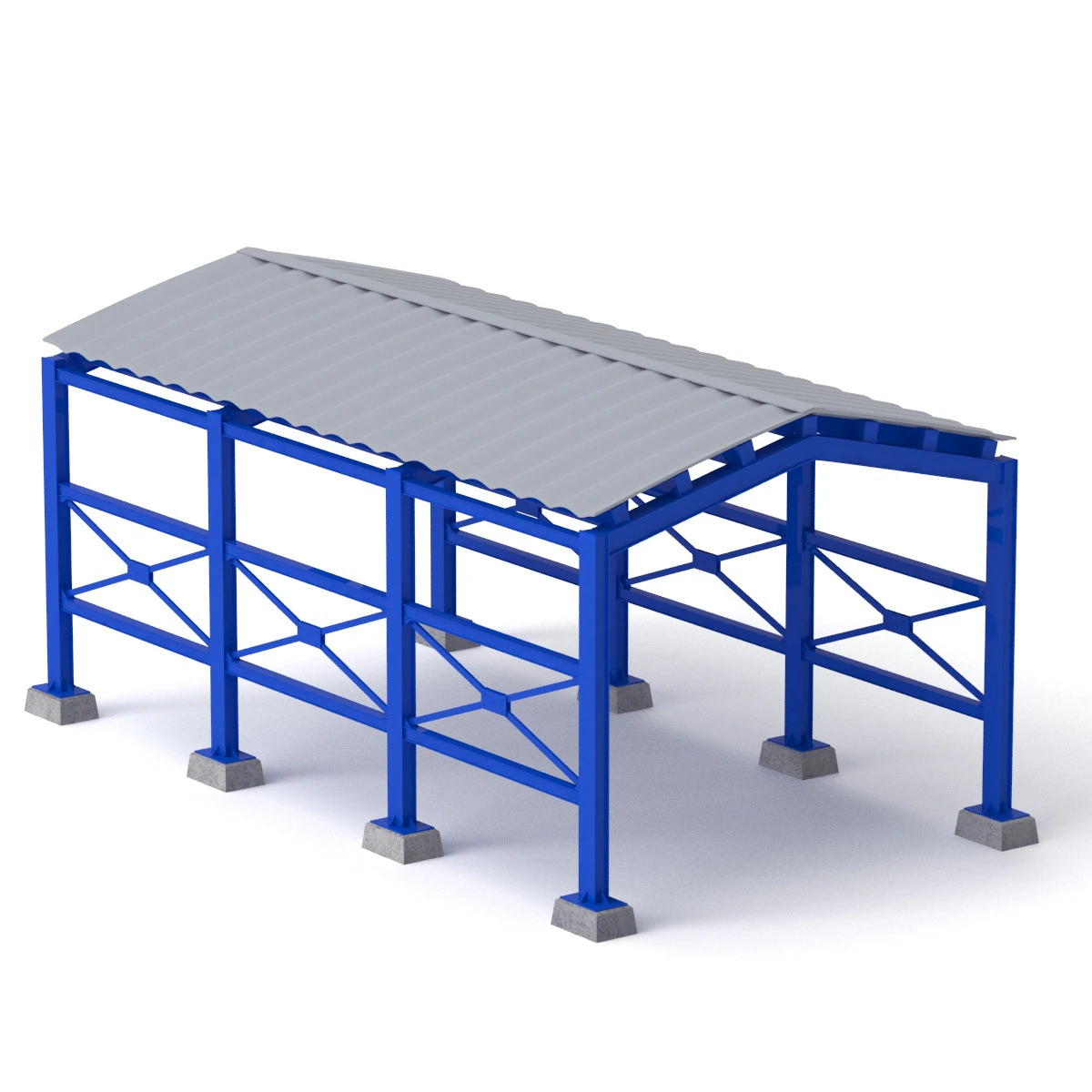 Canopy 3D Model .c4d .max .obj .3ds .fbx .stl .blend 