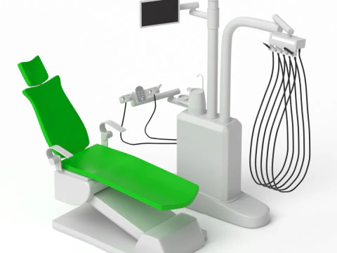 Poltrona del dentista 02 Modello 3D