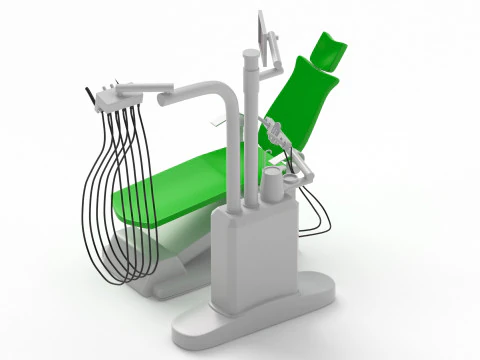 Dentist Chair 02 3D Model