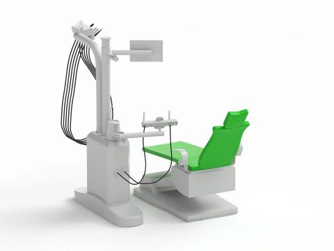 Dentist Chair 02 3D Model