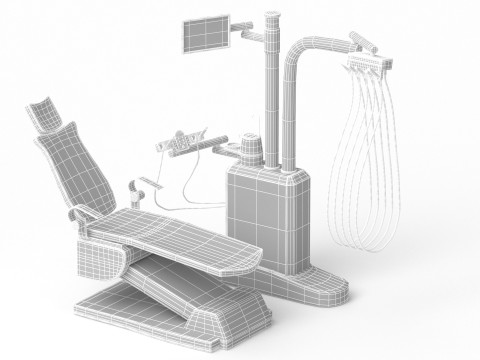 Dentist Chair 02 3D 模型